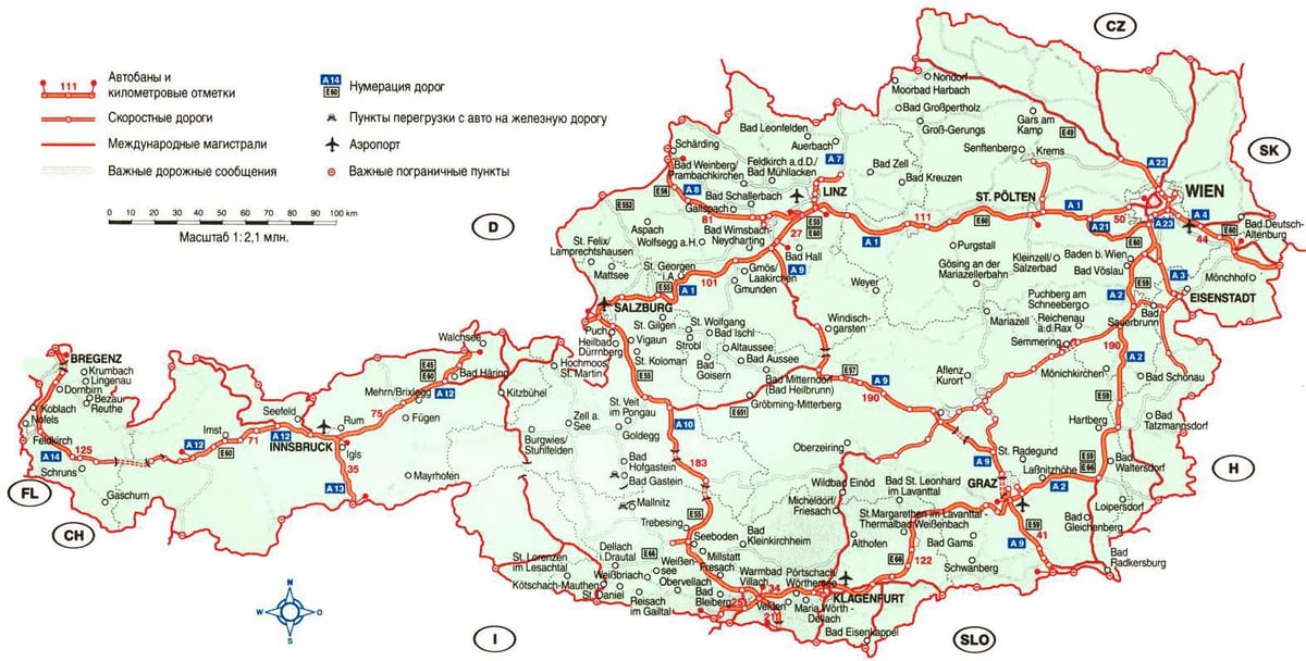 карта кремс Австрия