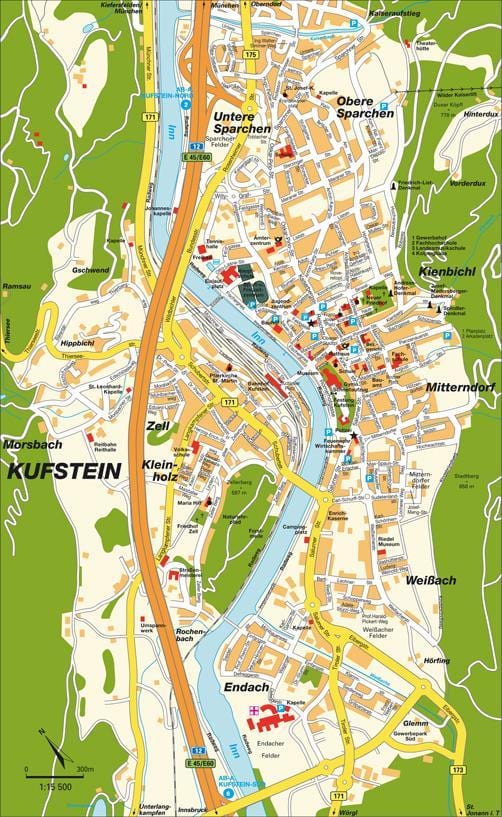 карта куфштайн Австрия