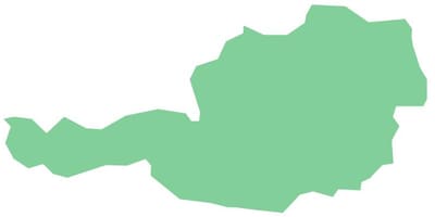 Австрия векторная карта