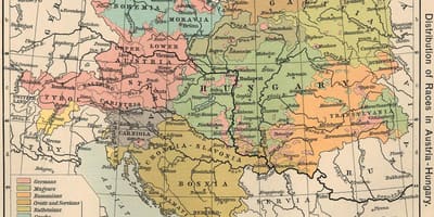 Австрия Венгрия карта 1900