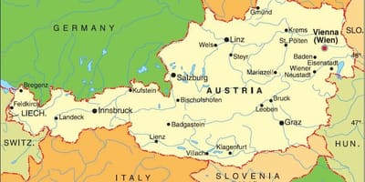 Карта ландек Австрия