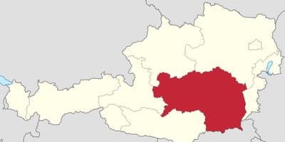 Карта штирия Австрия