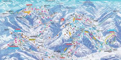 Австрия горнолыжные карте