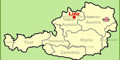 Карта Линц, Австрия